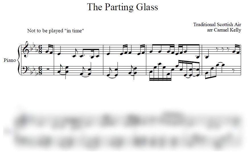 The Parting Glass CD Image